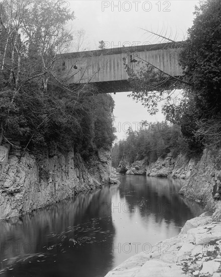 High Bridge, Winooski Gorge, Burlington, Vt., between 1900 and 1906. Creator: Unknown.