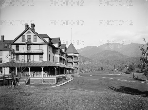 St. Hubert's Inn and the Giant, Keene Valley, Adirondack Mountains, c1903. Creator: Unknown.