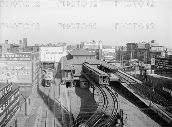 Dudley Street Station, Boston "L" Ry., Boston, Mass., c1904. Creator: Unknown.