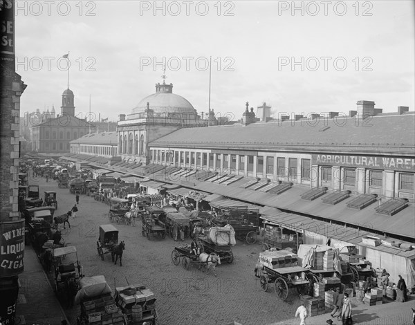 Quincy Market, Boston, Mass., c1904. Creator: Unknown.