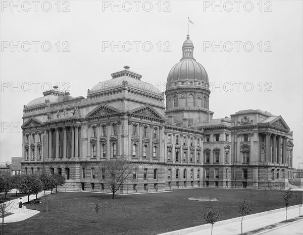 State House, Indianapolis, Ind., between 1900 and 1906. Creator: Unknown.