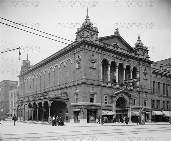 Park Theatre, Indianapolis, Ind., between 1900 and 1905. Creator: Unknown.