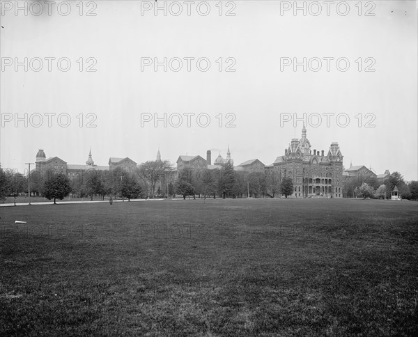 Insane Asylum, Columbus, O[hio], between 1900 and 1906. Creator: Unknown.