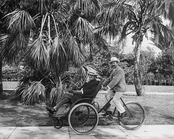 Joe Jefferson at Palm Beach, Fla., c1904. Creator: Unknown.