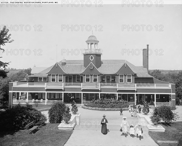 Casino, Riverton Park, Portland, Me., between 1900 and 1906. Creator: Unknown.