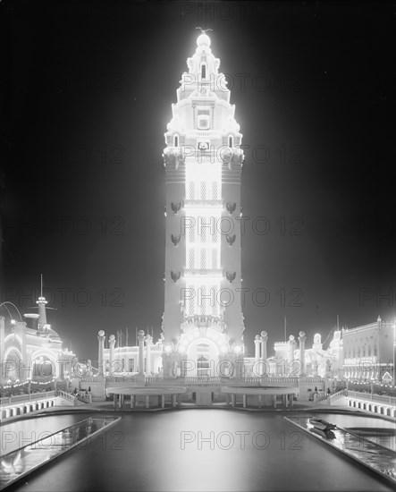 In Dreamland at night, Coney Island, N.Y., c1905. Creator: Unknown.