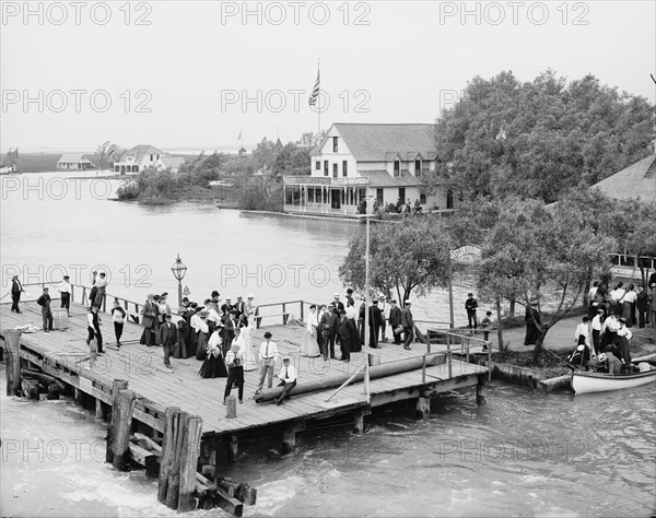 Resort, St. Clair Flats, Mich., A, c1905. Creator: Unknown.