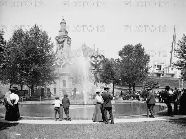 South Canal Park, Sault Ste. Marie, Mich., c1905. Creator: Unknown.