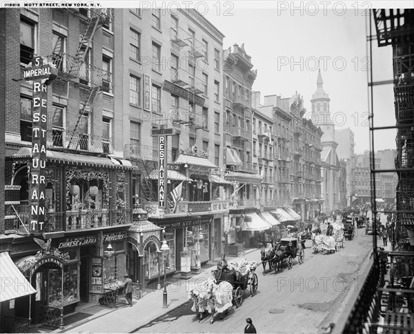 Mott Street, New York, N.Y., c1905?. Creator: Unknown.