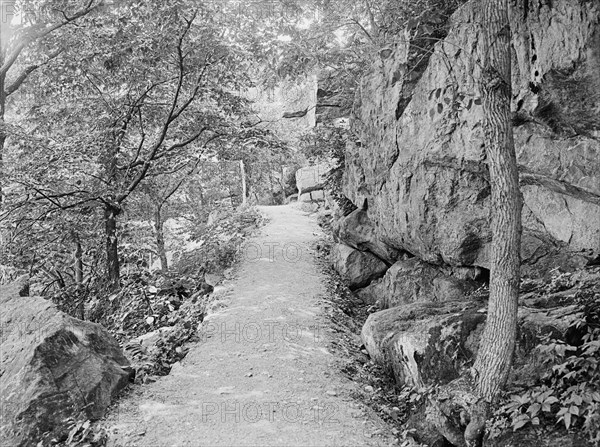 Flirtation Walk, [United States Military Academy], West Point, N.Y., c1905. Creator: Unknown.