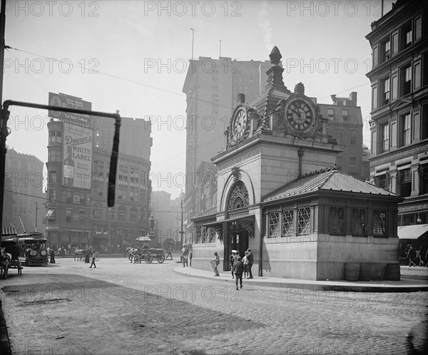 Adams Square, Boston, Mass., c1905. Creator: Unknown.