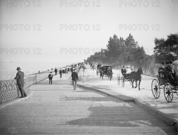 Lake Shore Drive, Lincoln Park, Chicago, Ill., c1905. Creator: Unknown.