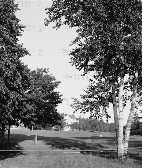 Inn and golf links, Roaring Brook, Mich., c1906. Creator: Unknown.