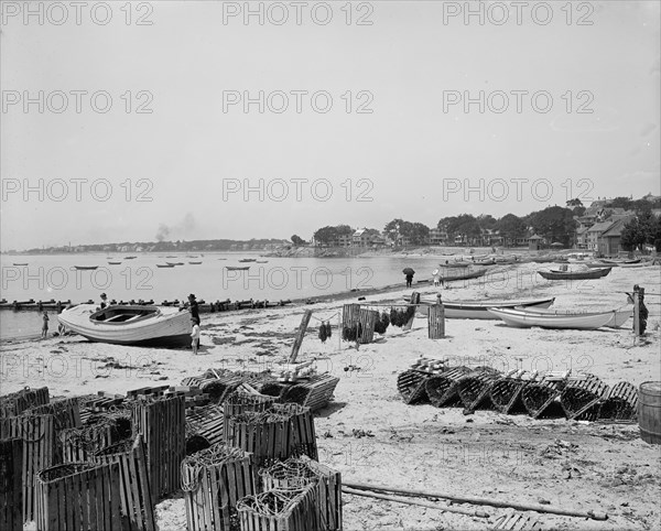 Beach, Swampscott, Mass., c1907. Creator: Unknown.