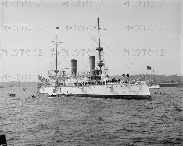 U.S.S. Olympia, between 1895 and 1901. Creator: Unknown.