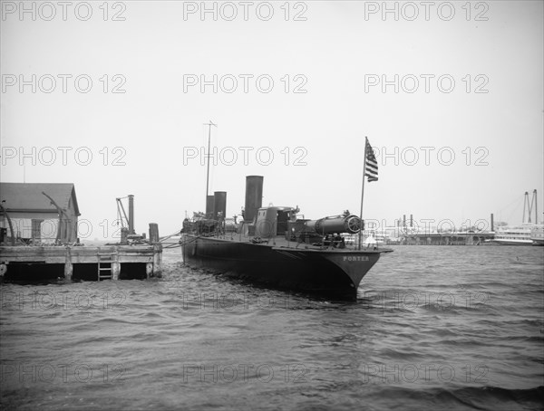 U.S.S. Porter, between 1897 and 1901. Creator: Unknown.