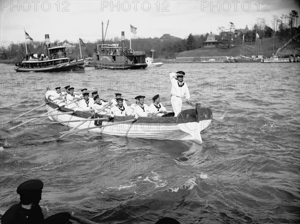 Boat crew, Russian navy, 1893. Creator: Unknown.