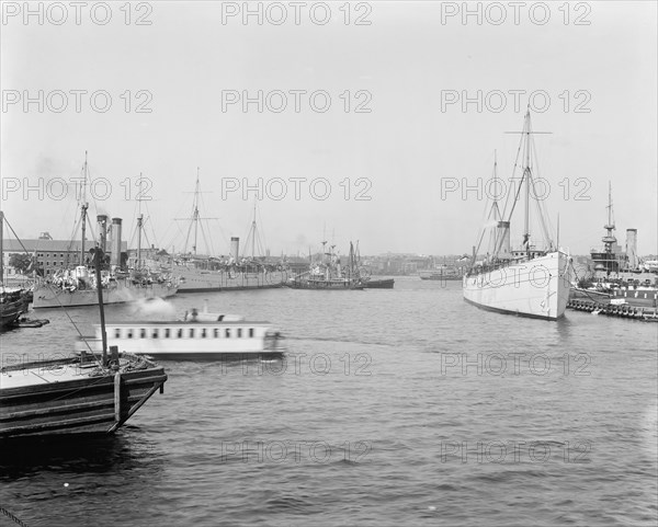 Brooklyn Navy Yard, between 1890 and 1901. Creator: Unknown.