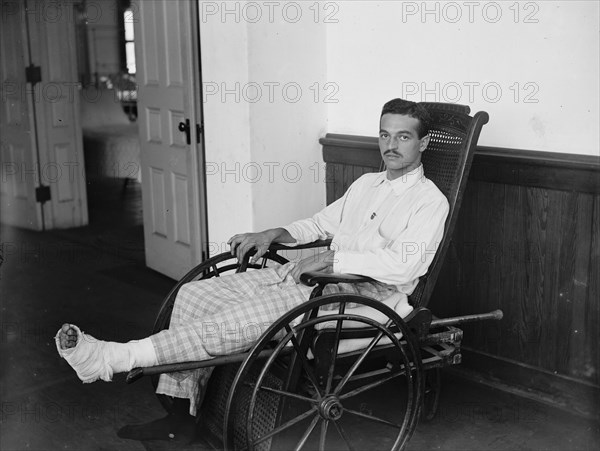 A Patient, Brooklyn Navy Yard Hospital, between 1890 and 1901. Creator: Unknown.