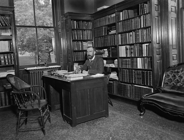 The Librarian, U.S. Naval Academy, between 1890 and 1901. Creator: Unknown.