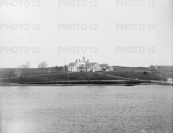 War College, Coasters Harbor, Newport, between 1890 and 1901. Creator: Unknown.