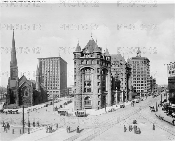 Shelton Square, Buffalo, N.Y., between 1900 and 1920. Creator: Unknown.