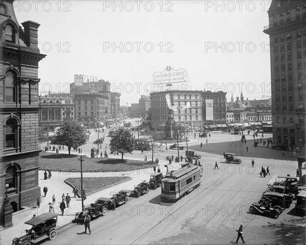 Detroit, Mich., Campus Martius, between 1900 and 1920. Creator: Unknown.