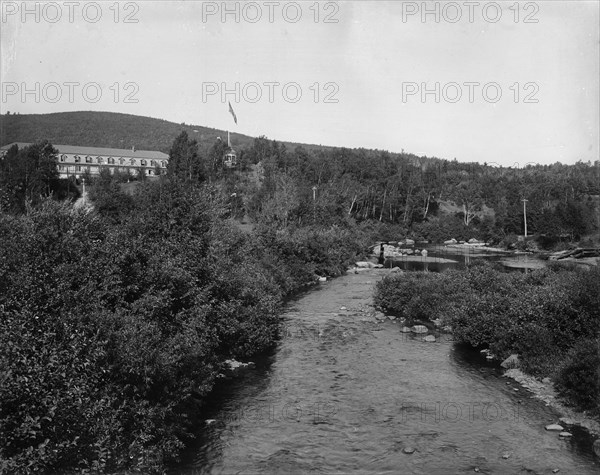 Ammonoosuc River and Twin Mountain House, White Mountains, c1901. Creator: Unknown.