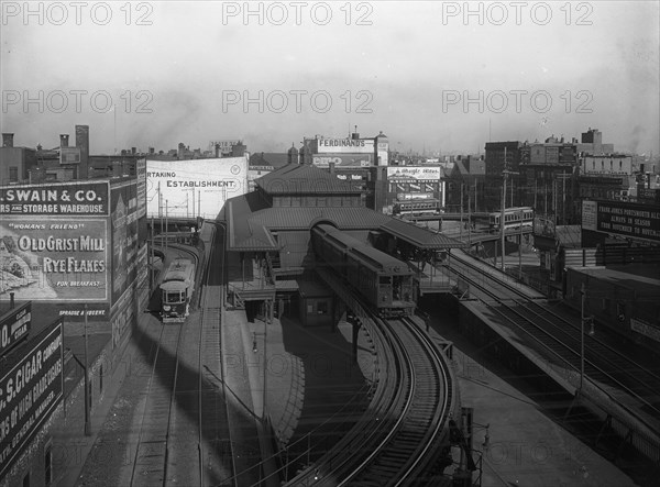 Dudley Street Station, Boston "L" Ry., Boston, Mass., c1904. Creator: Unknown.