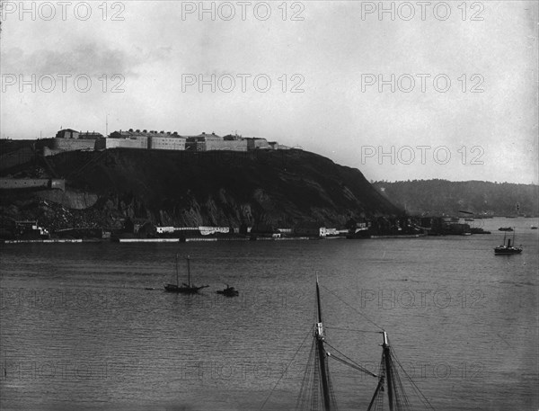 Quebec from Levis, between 1890 and 1906. Creator: Unknown.