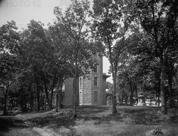 Jay Cooke's residence on Gibraltor [sic], Put-in-Bay, between 1880 and 1899. Creator: Unknown.