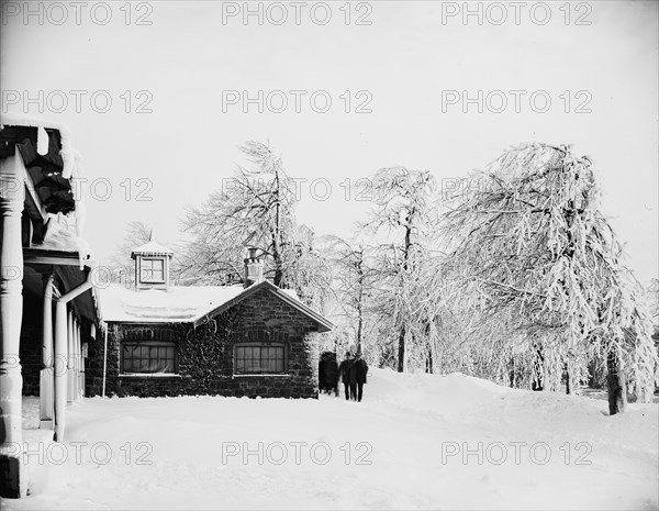 Winter, Prospect Park, Niagara Falls, between 1880 and 1901. Creator: Unknown.