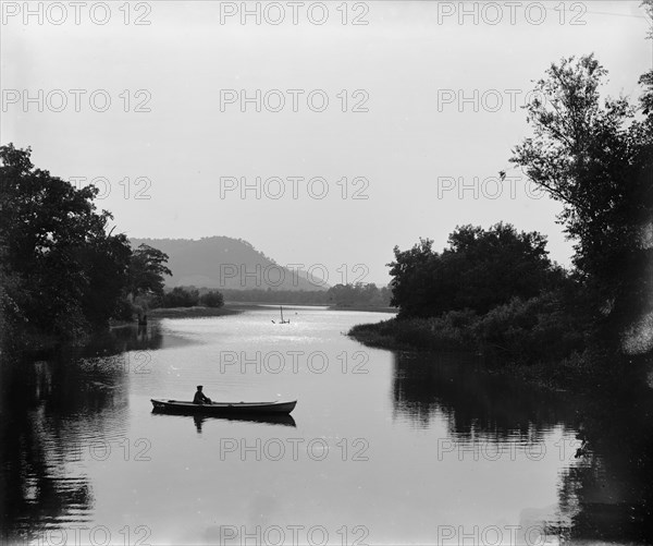 Minnesota City, evening on the mill pond, between 1880 and 1899. Creator: Unknown.