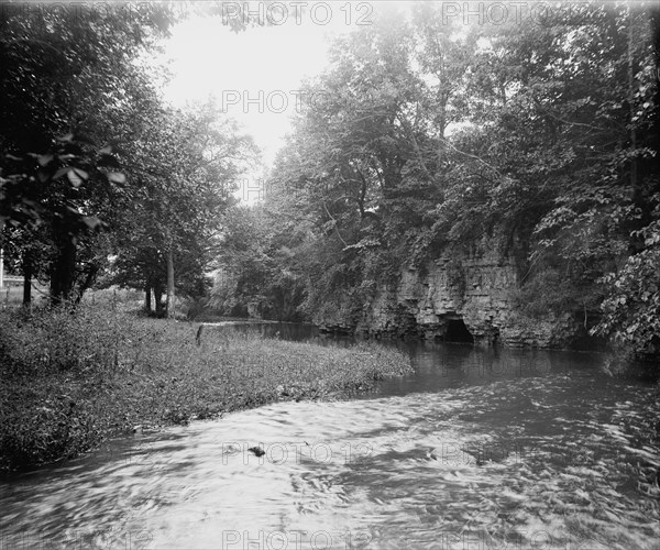 Grotto, Mill Creek Park, near Batavia, The, between 1880 and 1899. Creator: Unknown.