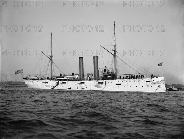 U.S.S. Marblehead, between 1894 and 1901. Creator: William H. Jackson.