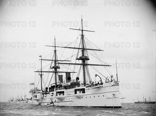 U.S.S. Newark, between 1891 and 1901. Creator: William H. Jackson.