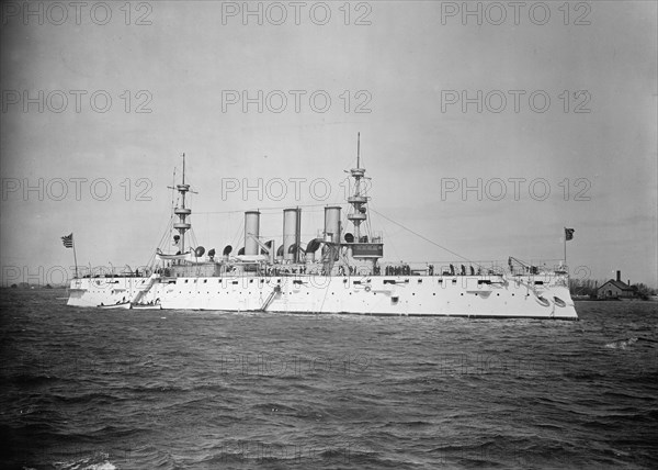 U.S.S. New York, between 1893 and 1901. Creator: William H. Jackson.