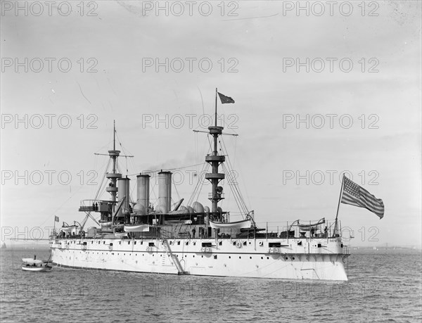 U.S.S. New York, c1900. Creator: William H. Jackson.