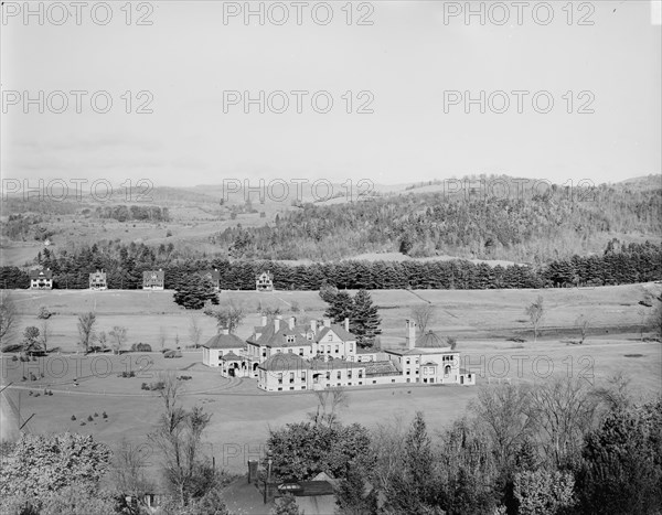 West from Bartlett Tower, Dartmouth Park, Hanover, N.H., ca 1900. Creator: William H. Jackson.