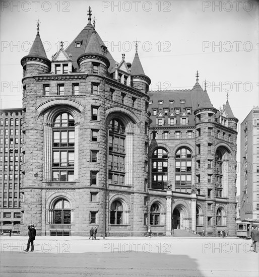 Erie County Savings Bank, Buffalo, N.Y., ca 1900. Creator: William H. Jackson.