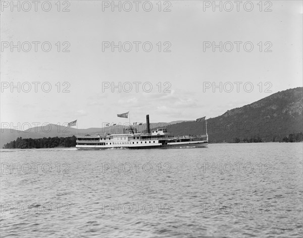 Steamer Sagamore, Lake George, N.Y., between 1900 and 1910. Creator: William H. Jackson.