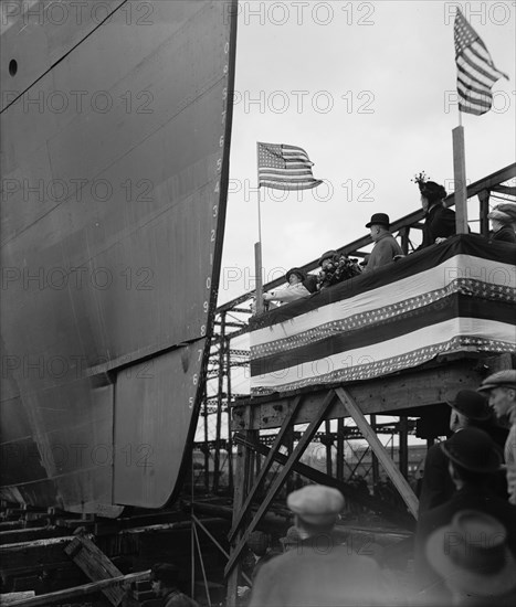 Str. Seeandbee, the christening, 1912 Nov 9. Creator: William H. Jackson.