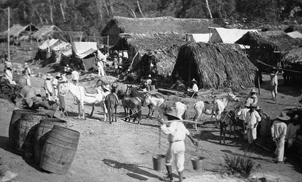 Scene in the village of Abra, between 1880 and 1897. Creator: William H. Jackson.