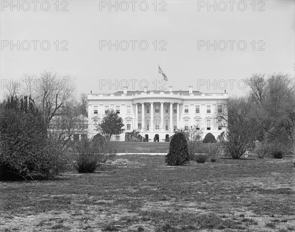 The White House, south front, Washington, D.C., 1902. Creator: Unknown.