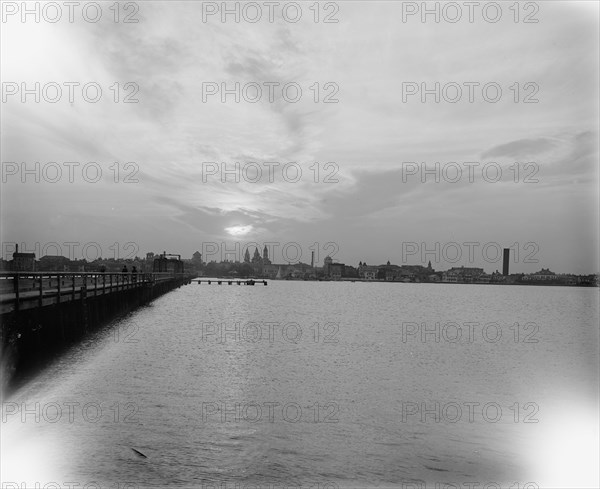 Sunset at St. Augustine, Fla., 1902. Creator: Unknown.