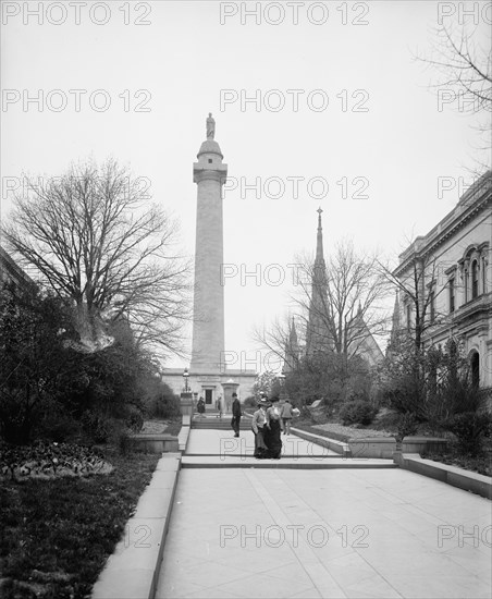 Washington Monument, Baltimore, Md., 1902. Creator: Unknown.