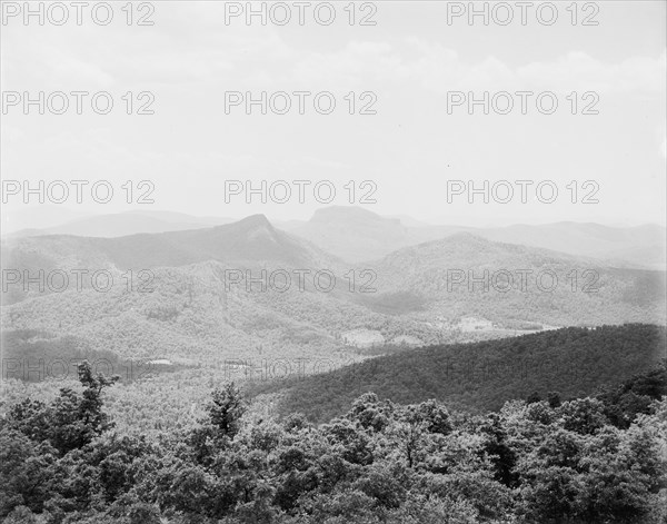 Over the mts. from Mt. Toxaway, Sapphire, N.C., between 1895 and 1910. Creator: Unknown.