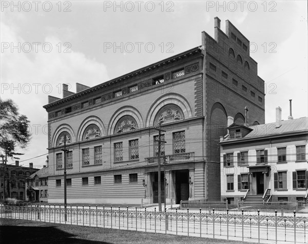 The Gymnasium, Yale College, Conn., between 1895 and 1910. Creator: Unknown.