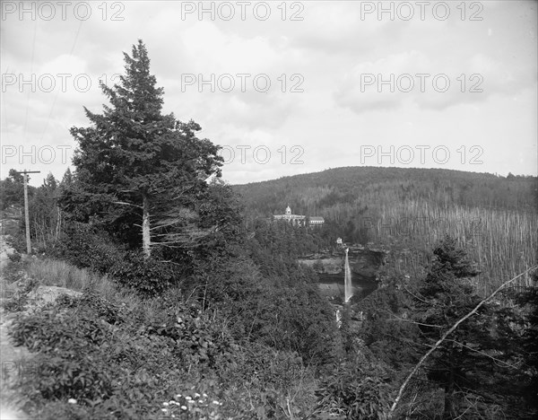 Kaaterskill Falls and Laurel House, Catskill Mts., N.Y., between 1895 and 1910. Creator: Unknown.