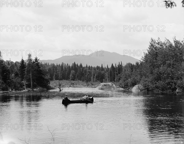 Ampersand Mountain from Cold Brook, Adirondack Mtns., N.Y., between 1900 and 1910. Creator: Unknown.